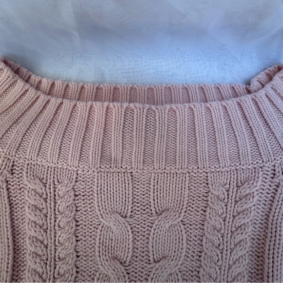 Pink Cowl Neck “It’s Our Time” Sweater - Picture 3 of 10